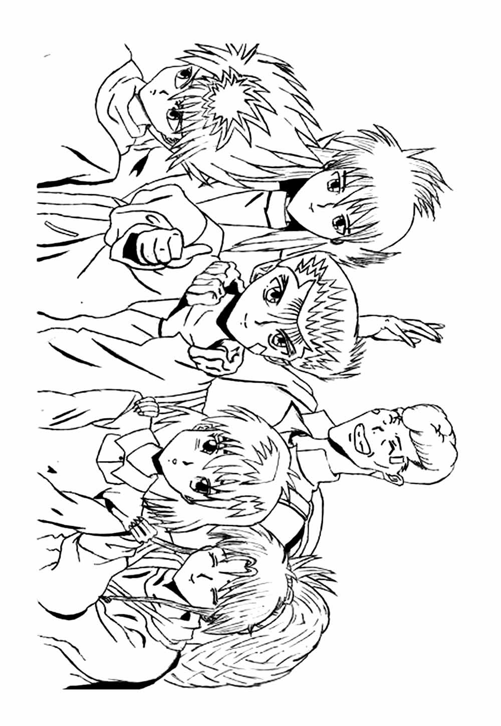 Desenho Yu Yu Hakusho Colorir