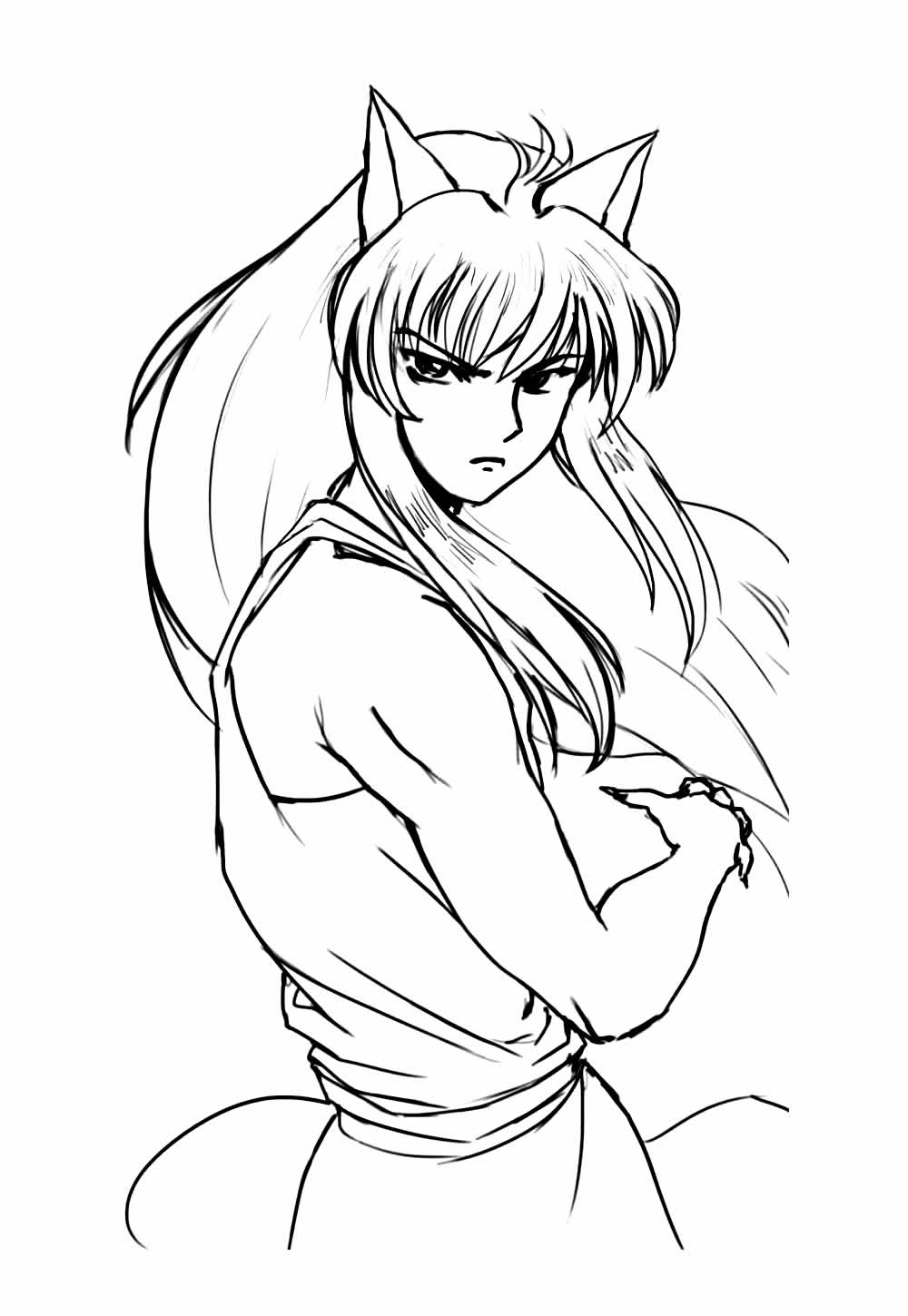 Desenhos de Yu Yu Hakusho para pintar