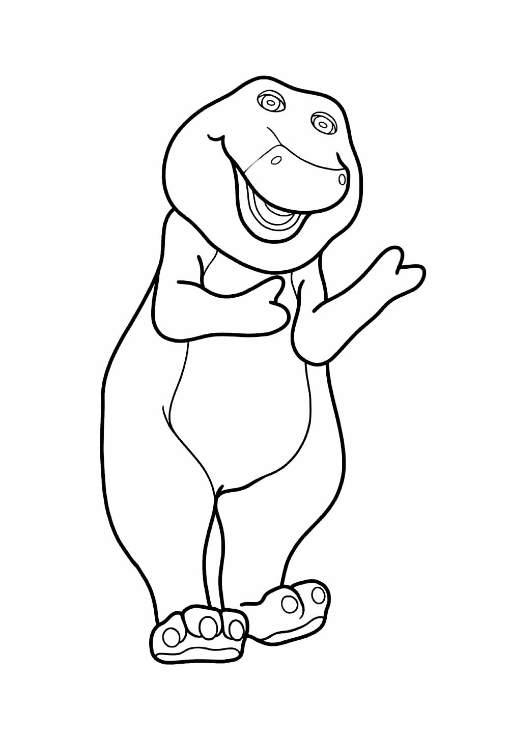 Barney e Seus Amigos para colorir