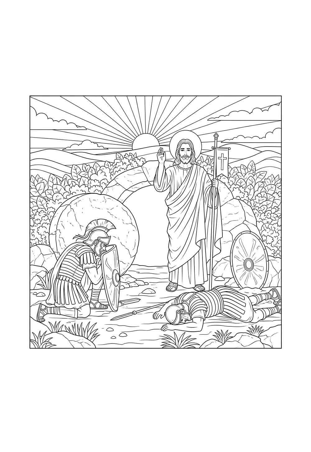 Ressurreição de Cristo para imprimir