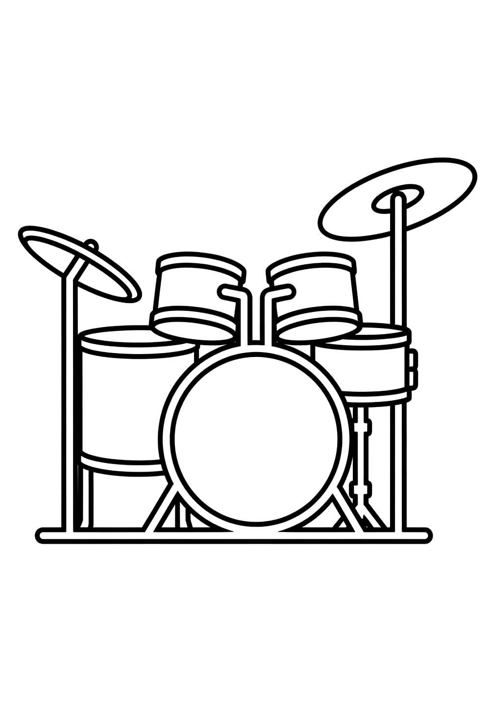 Bateria para colorir