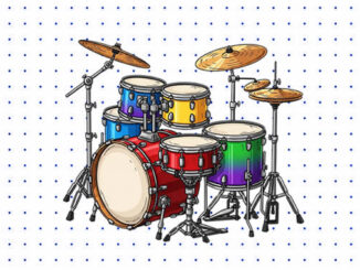 Desenhos de Bateria para colorir