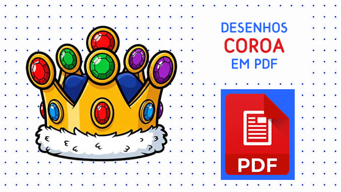 Desenhos de Coroa em PDF