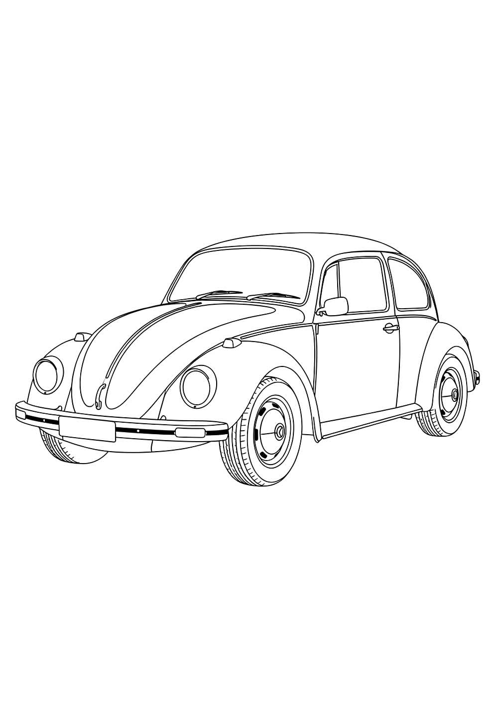 Desenho de Fusca