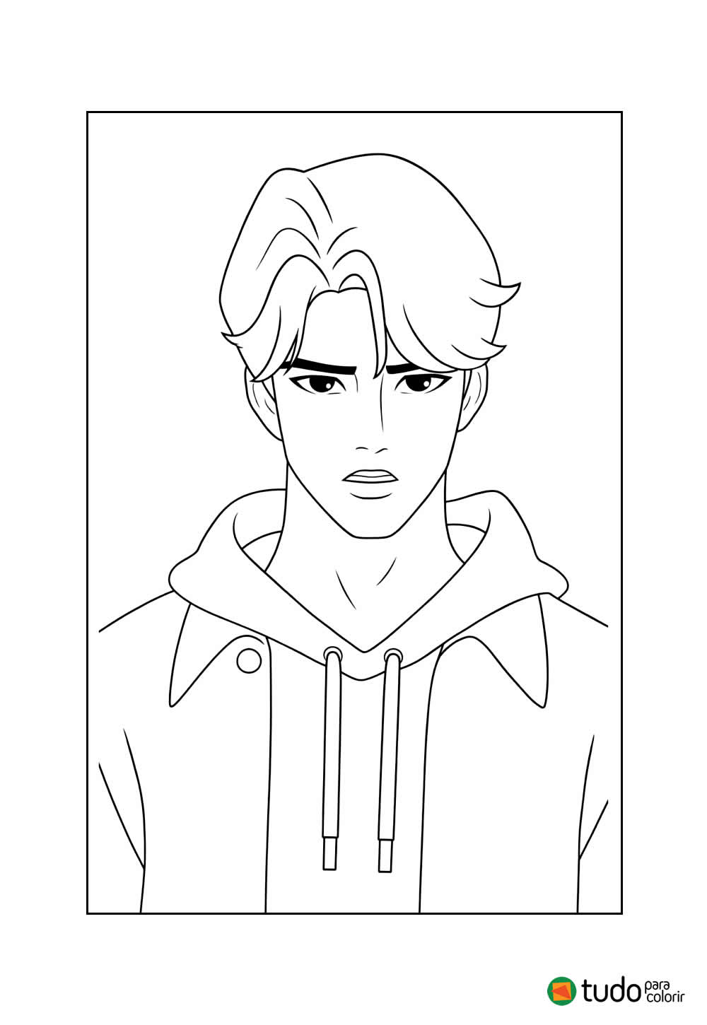 Desenhos de Guerreiras do K-Pop para colorir