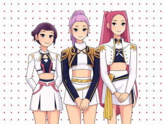 Desenhos de Guerreiras do K-Pop para colorir