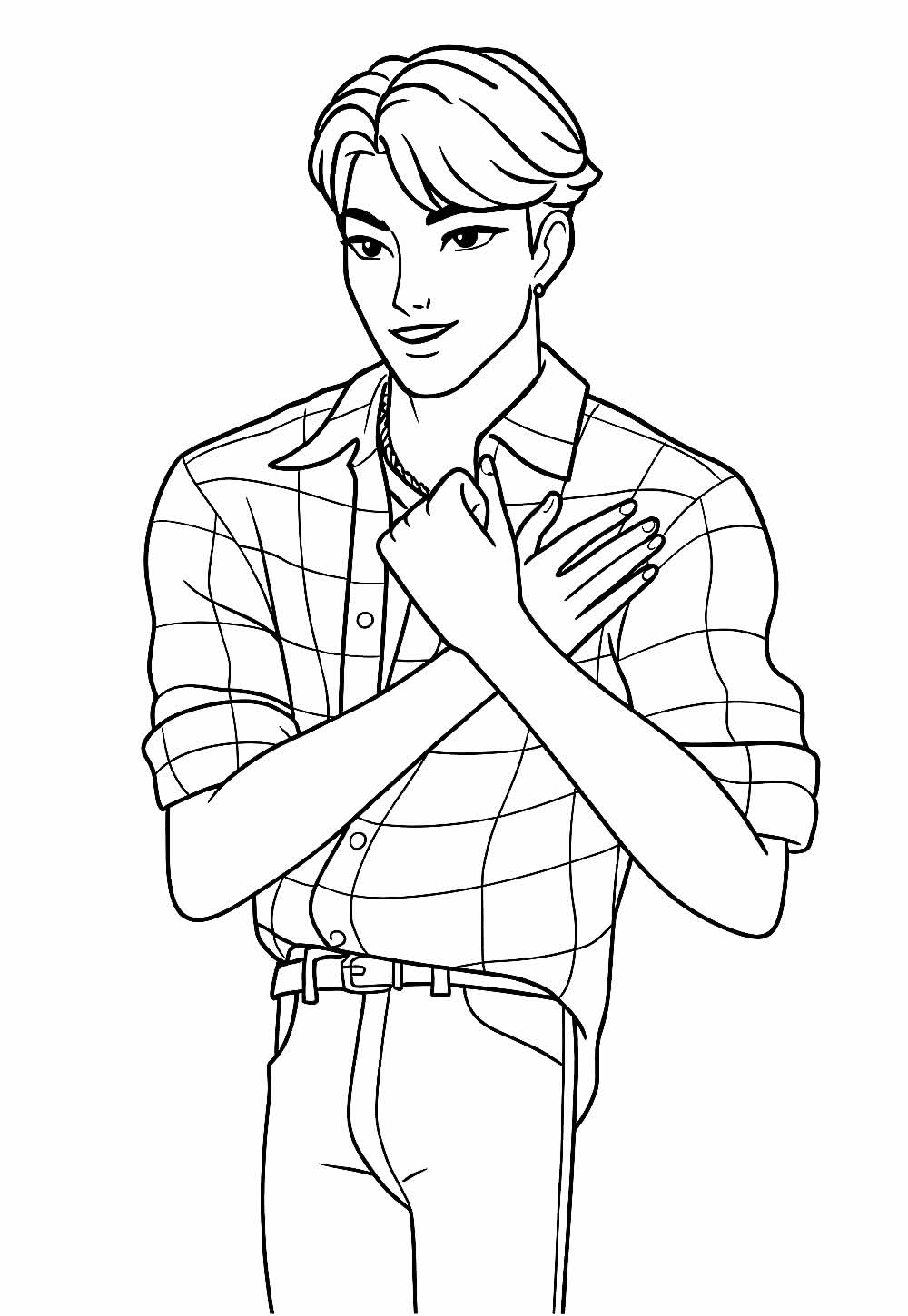 Desenho de Jinu - Saja Boys