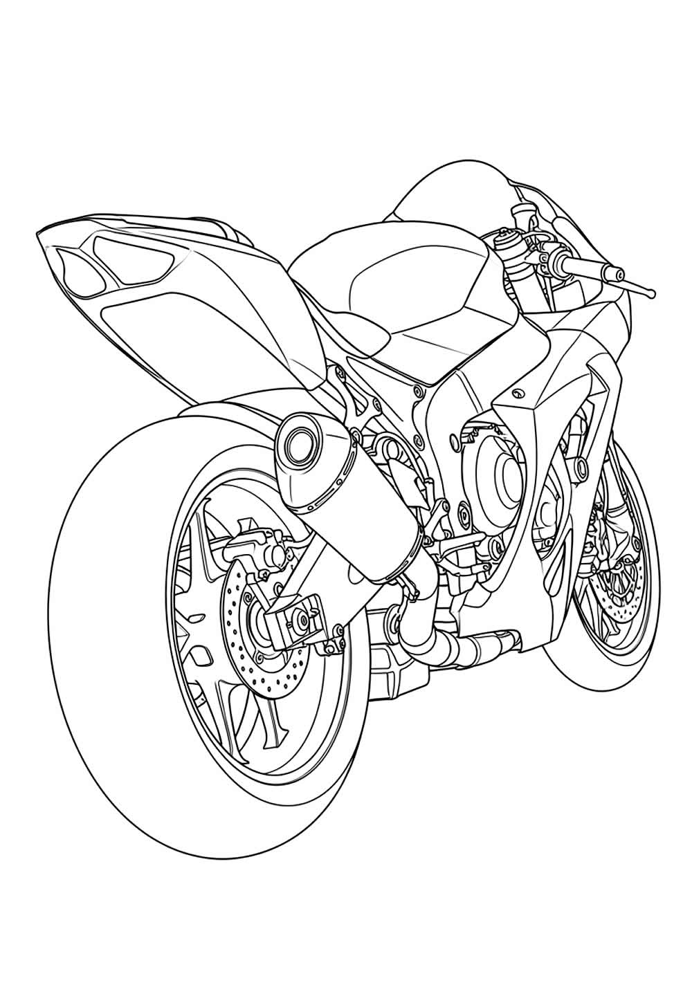 Desenho de Moto