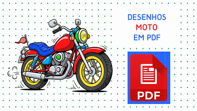 Desenhos de Moto em PDF