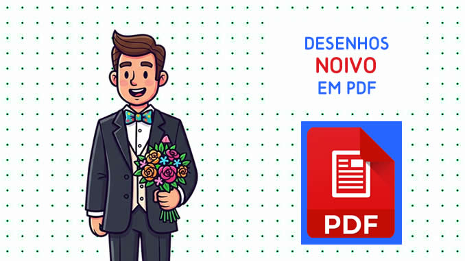 Desenhos de Noivo em PDF