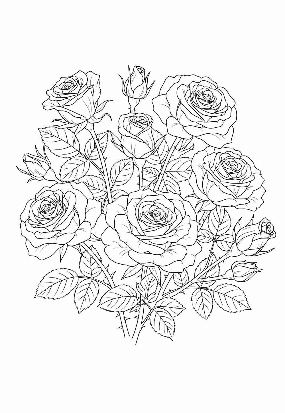 Desenhos Rosa Pintar