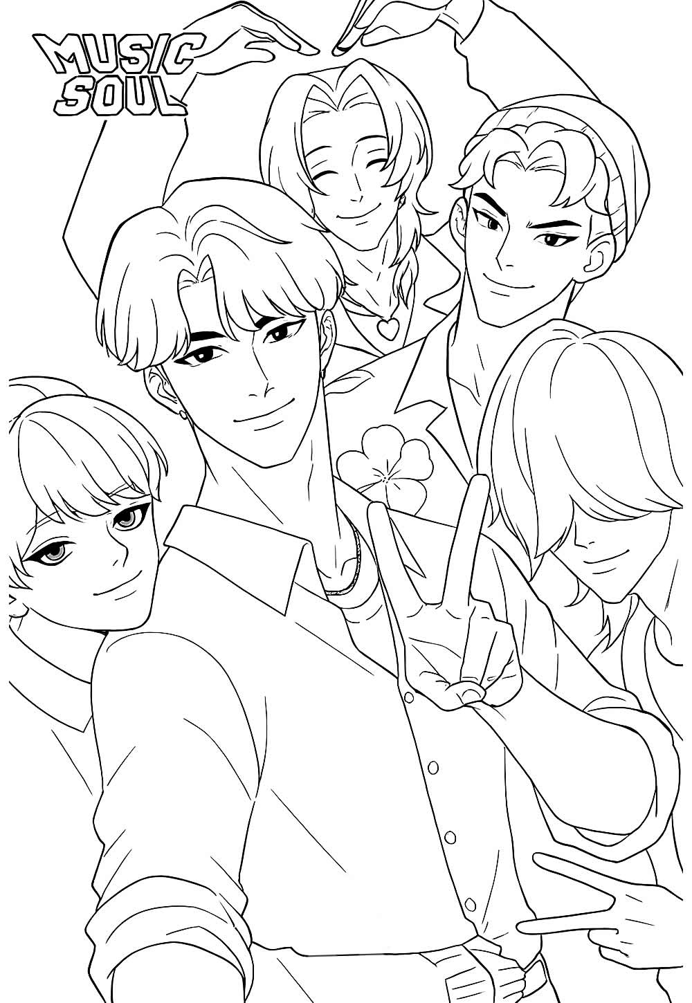 Desenho de Saja Boys