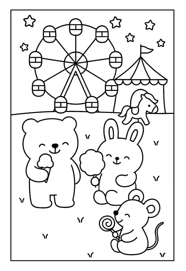 Desenhos no estilo Bobbie Goods para Imprimir e Colorir - Tudo Para Colorir
