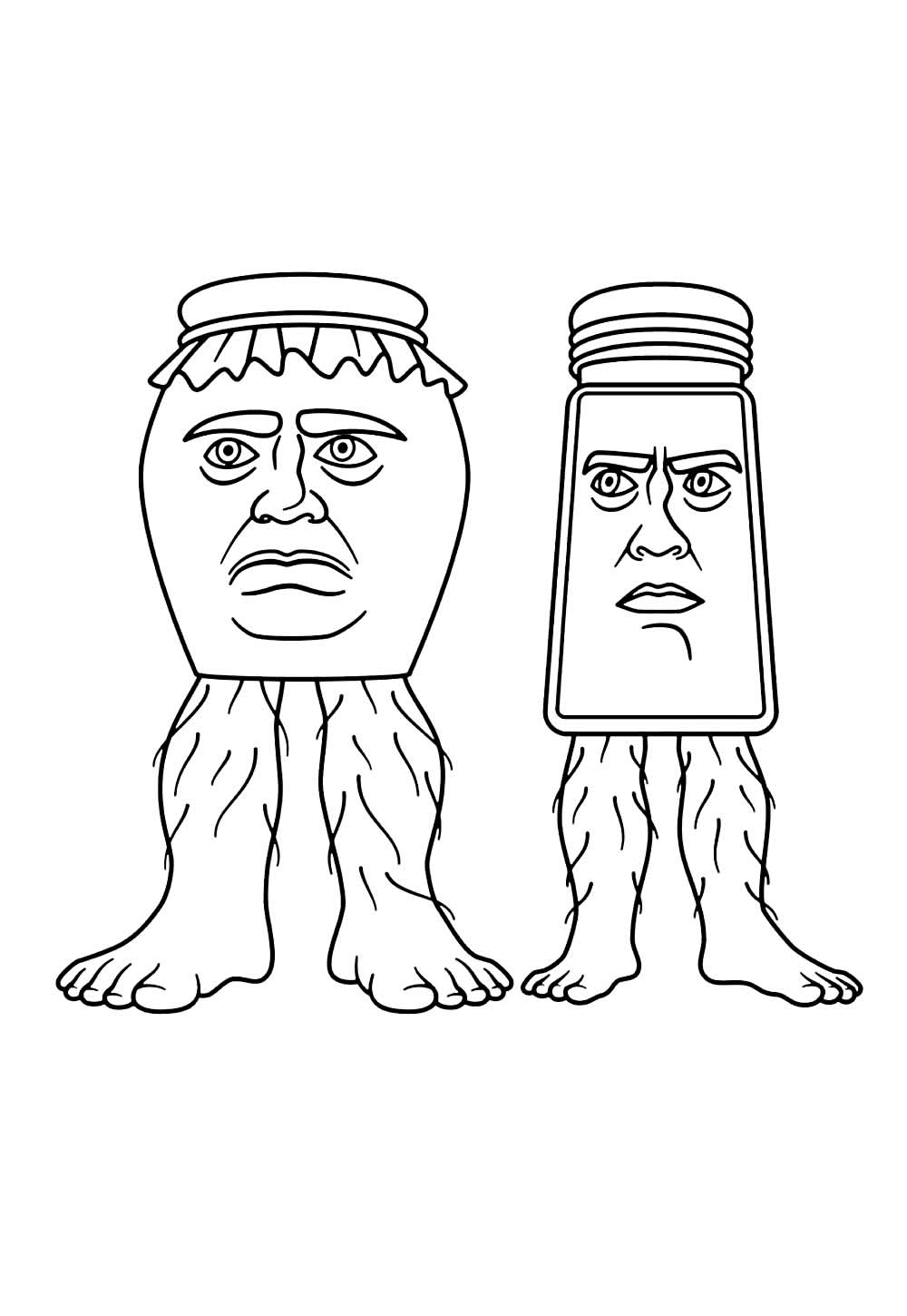 Desenhos Italian Brainrot - Potes com Pernas