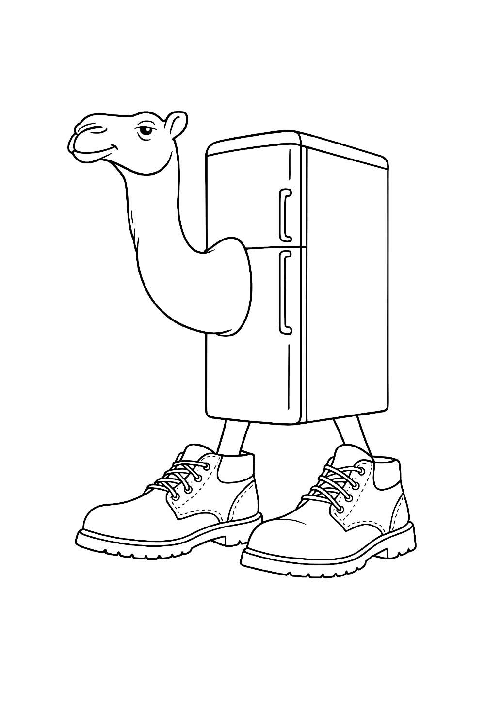 Desenhos Italian Brainrot - Camelo Geladeira