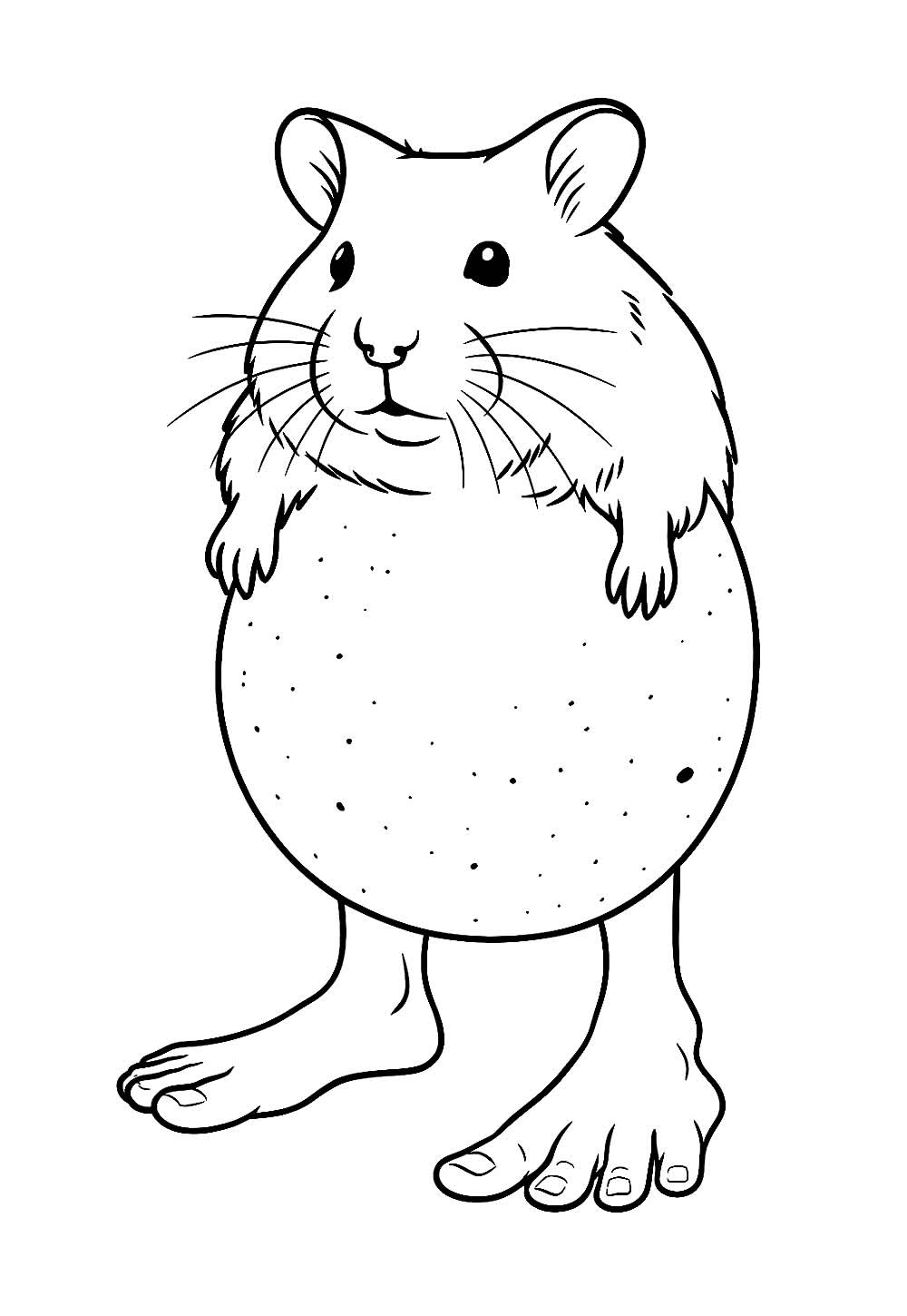 Desenhos de Brainrot para pintar - Ratinho