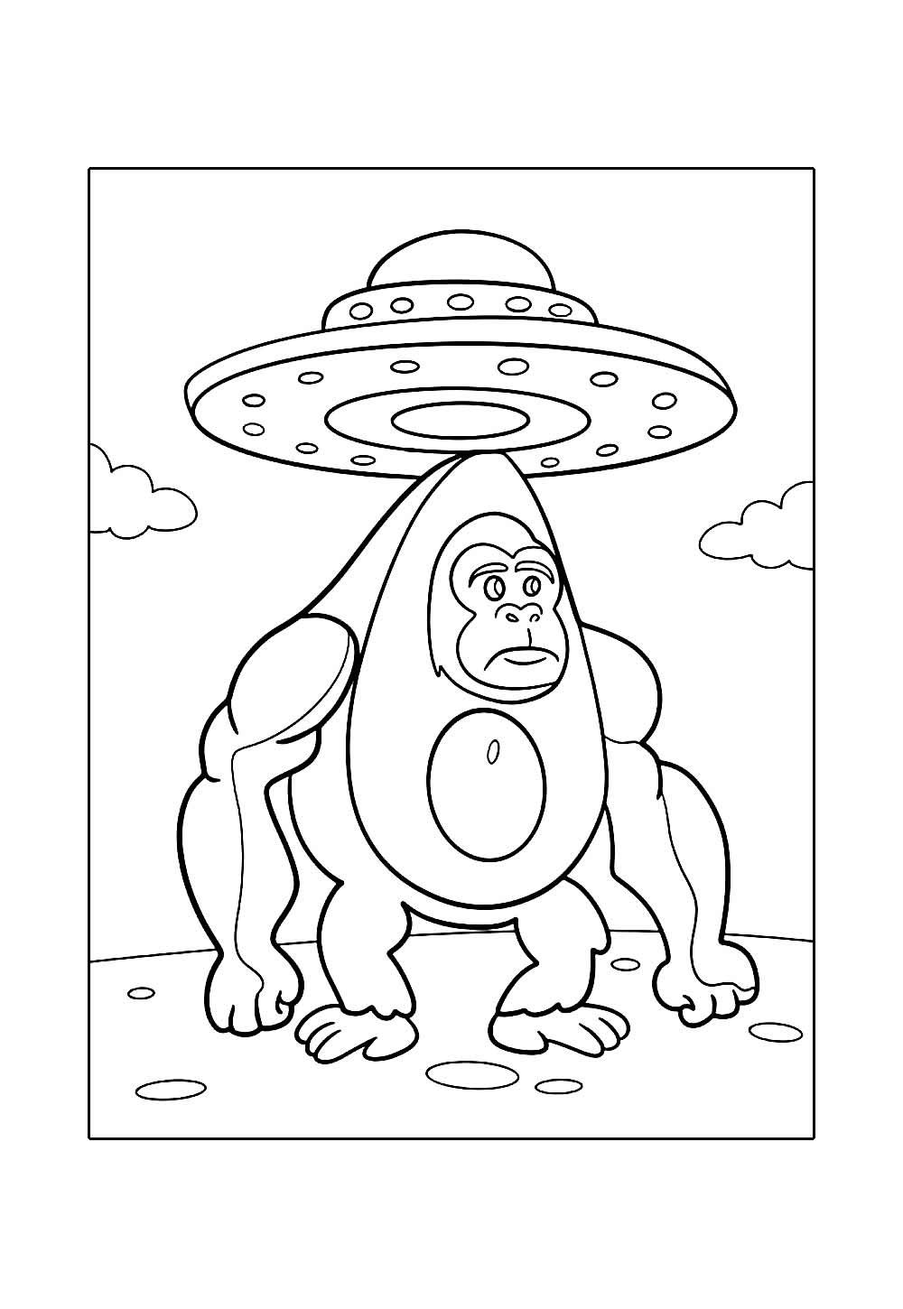 Desenhos Italian Brainrot - Macaco