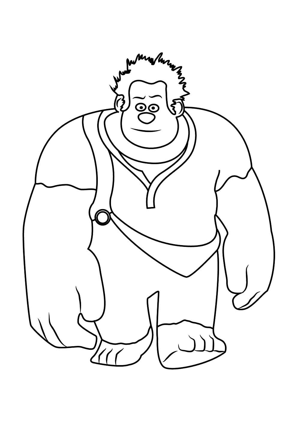 Desenho de Detona Ralph para colorir