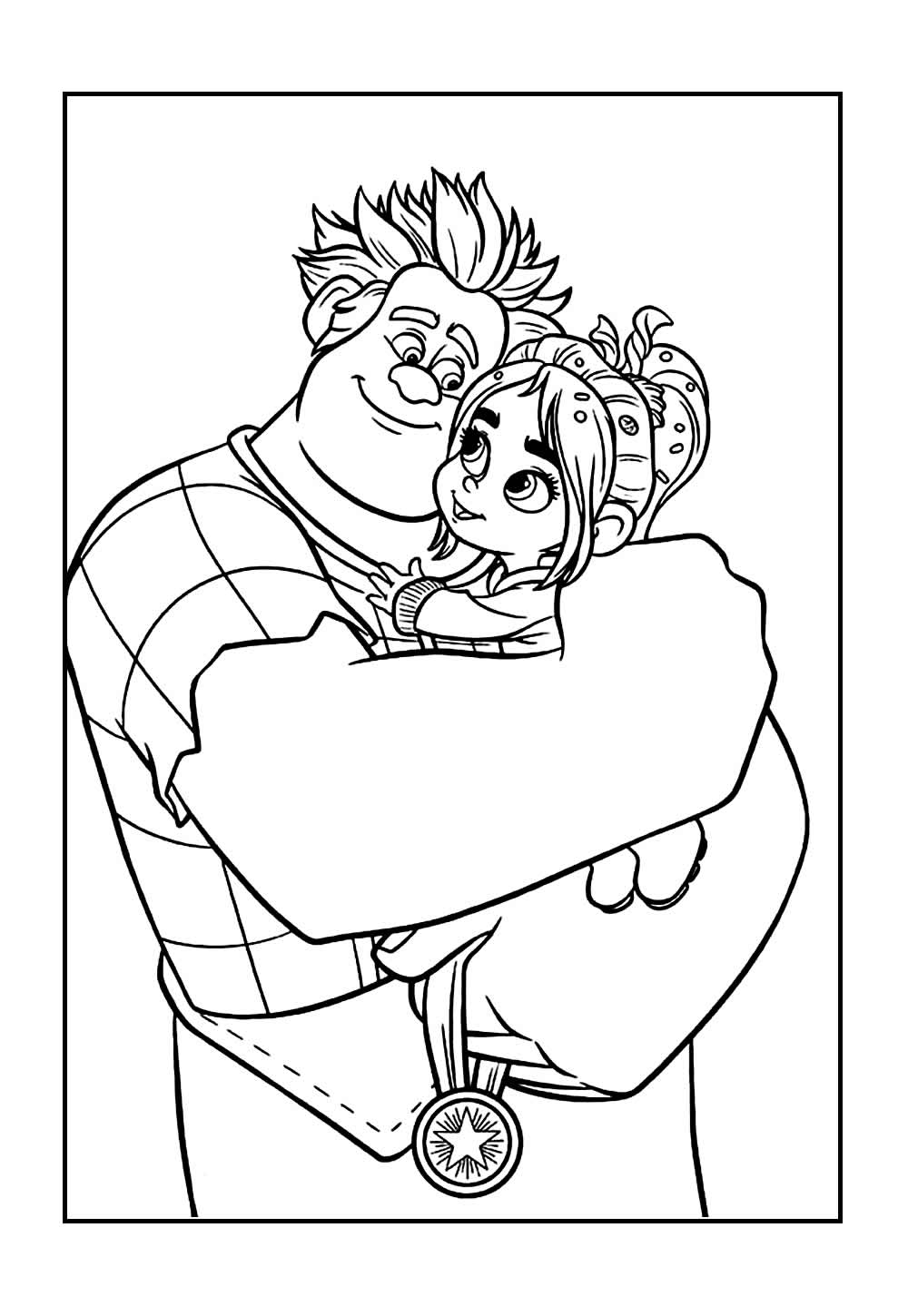 Desenho de Detona Ralph para colorir