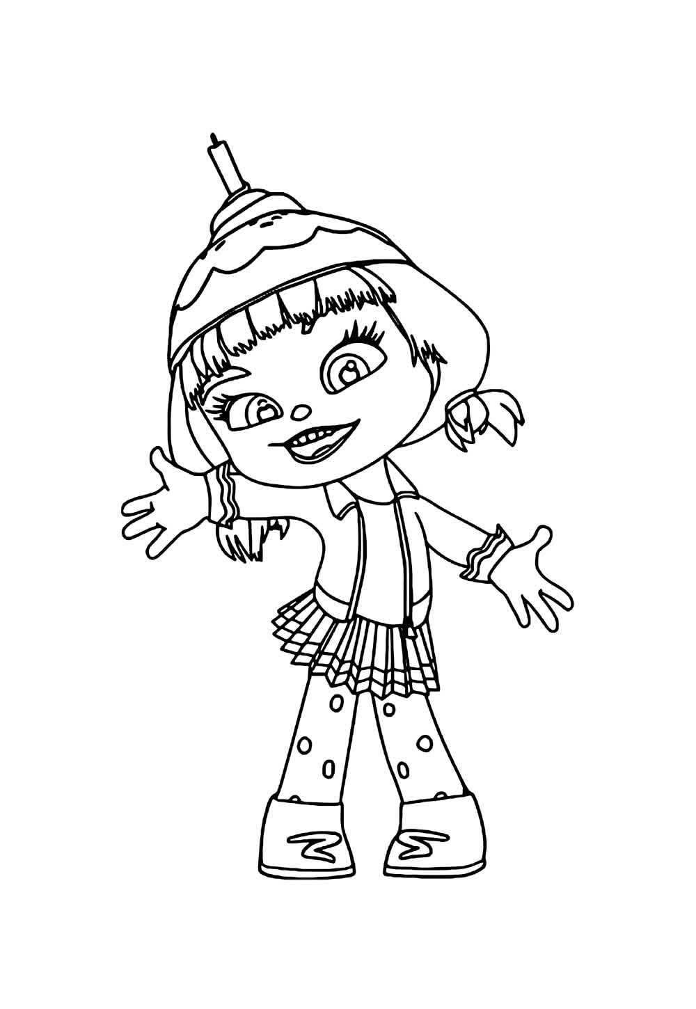 Desenho de Detona Ralph para pintar