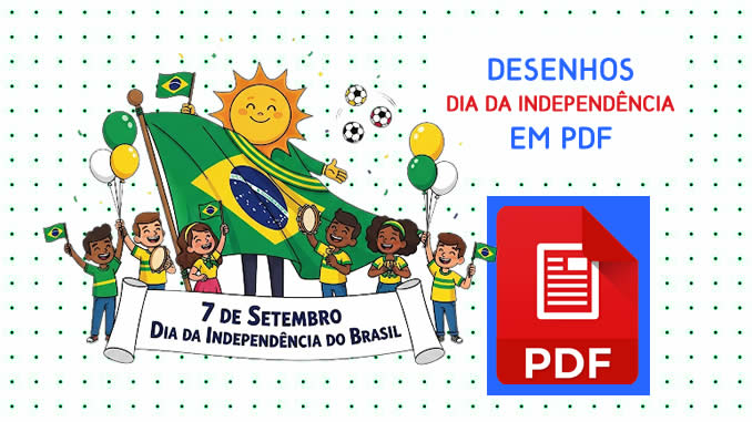 Desenhos da Bandeira do Brasil em PDF