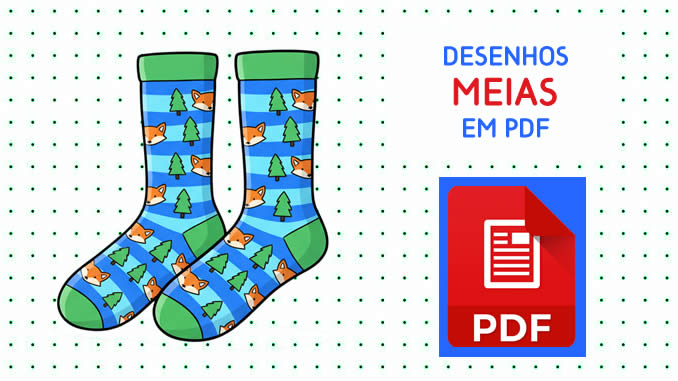 Desenho de Meias em PDF