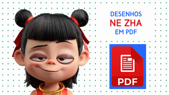 Desenhos de Ne Zha em PDF