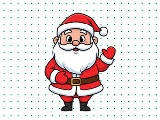 Desenhos de Papai Noel Fofinho para colorir