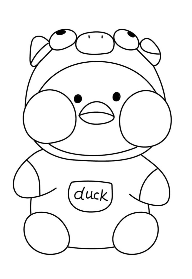 Desenhos de Paper Duck para Colorir e Pintar - Tudo Para Colorir