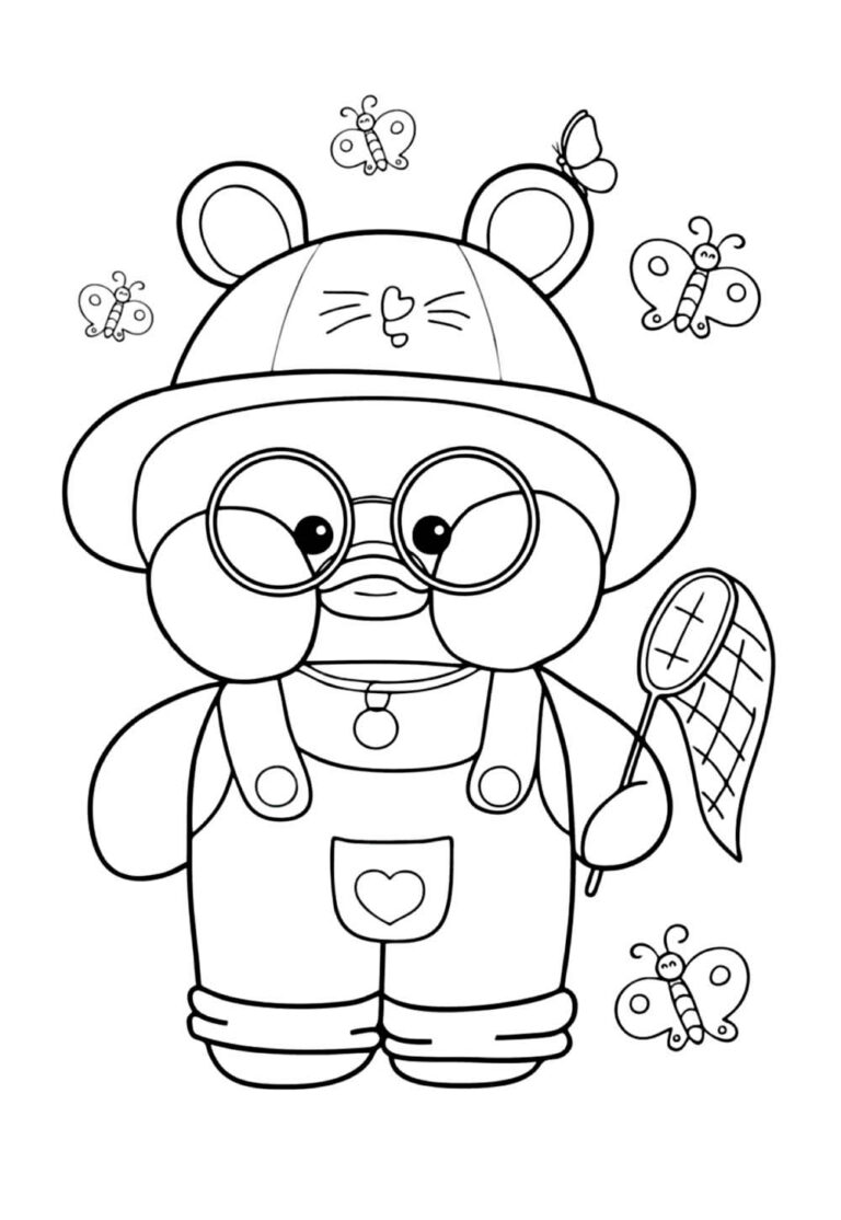 Desenhos de Paper Duck para Colorir e Pintar - Tudo Para Colorir