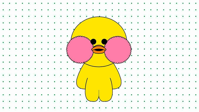 Desenhos de Paper Duck para colorir