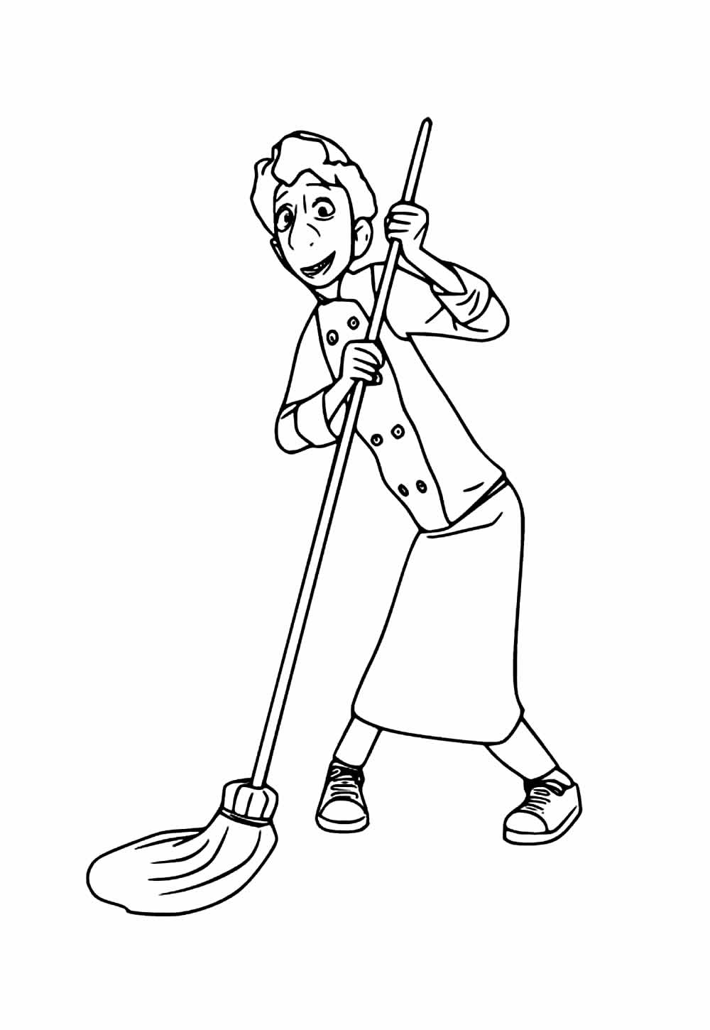 Desenho de Ratatouille para colorir