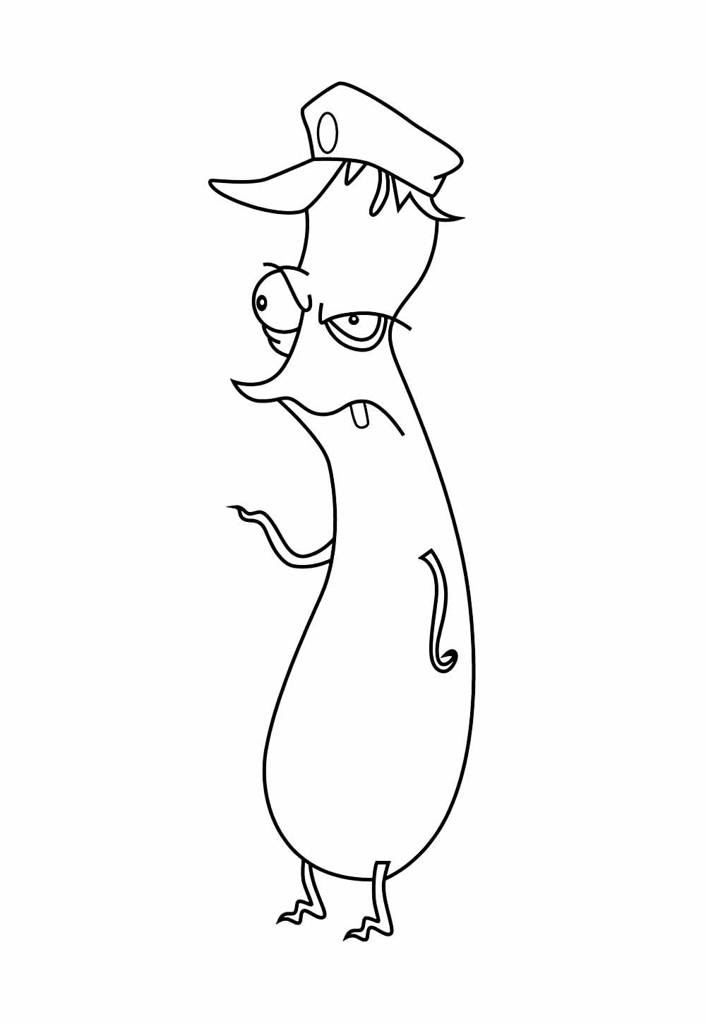 Desenho de Ratatouille para colorir