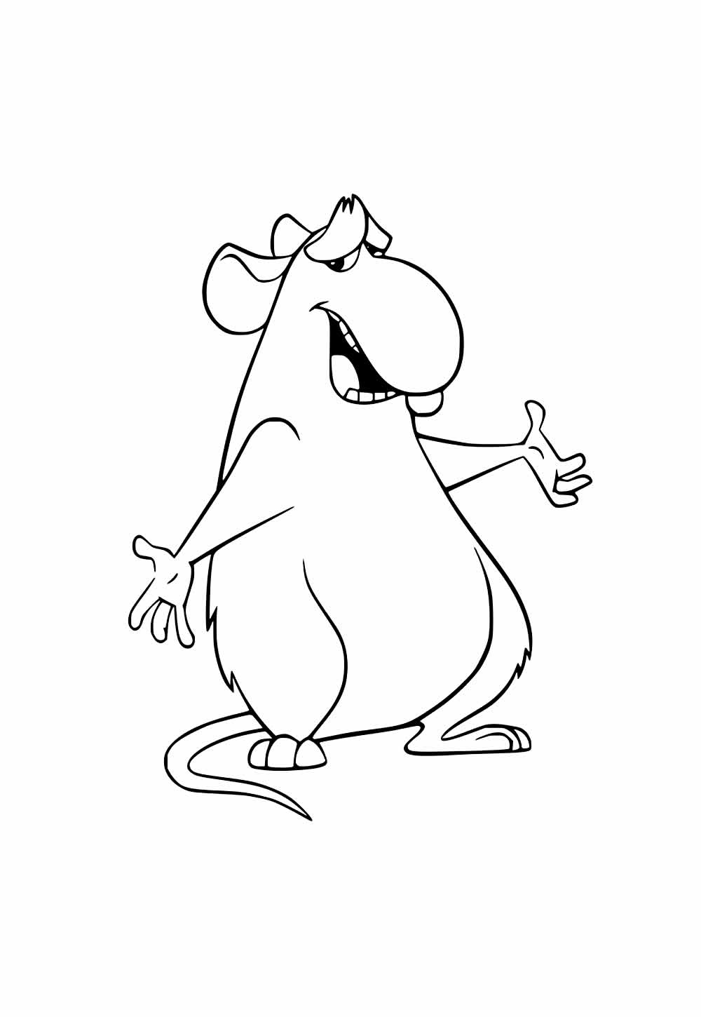 Desenho de Ratatouille para colorir