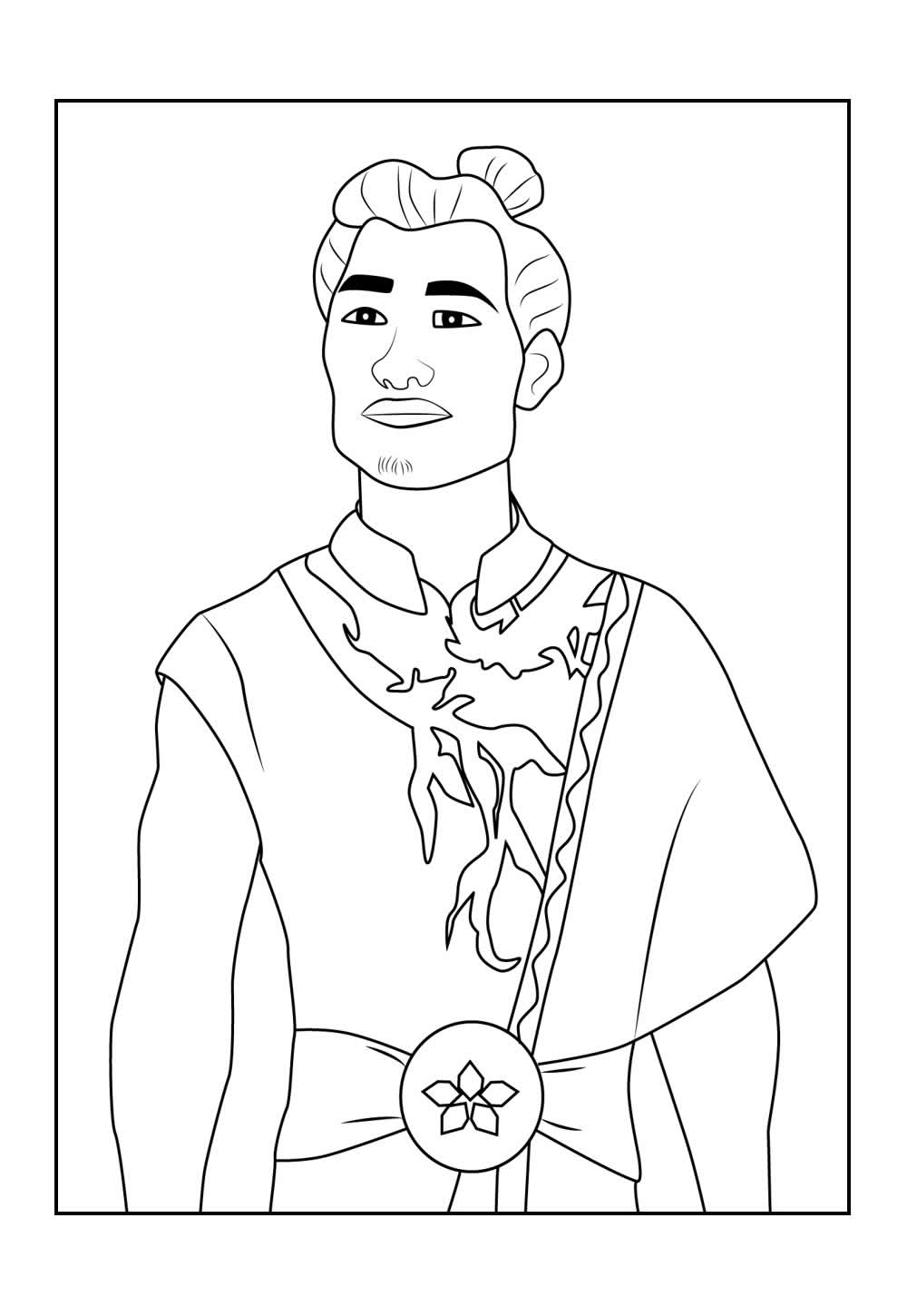 Desenho de Raya e o Último Dragão para colorir