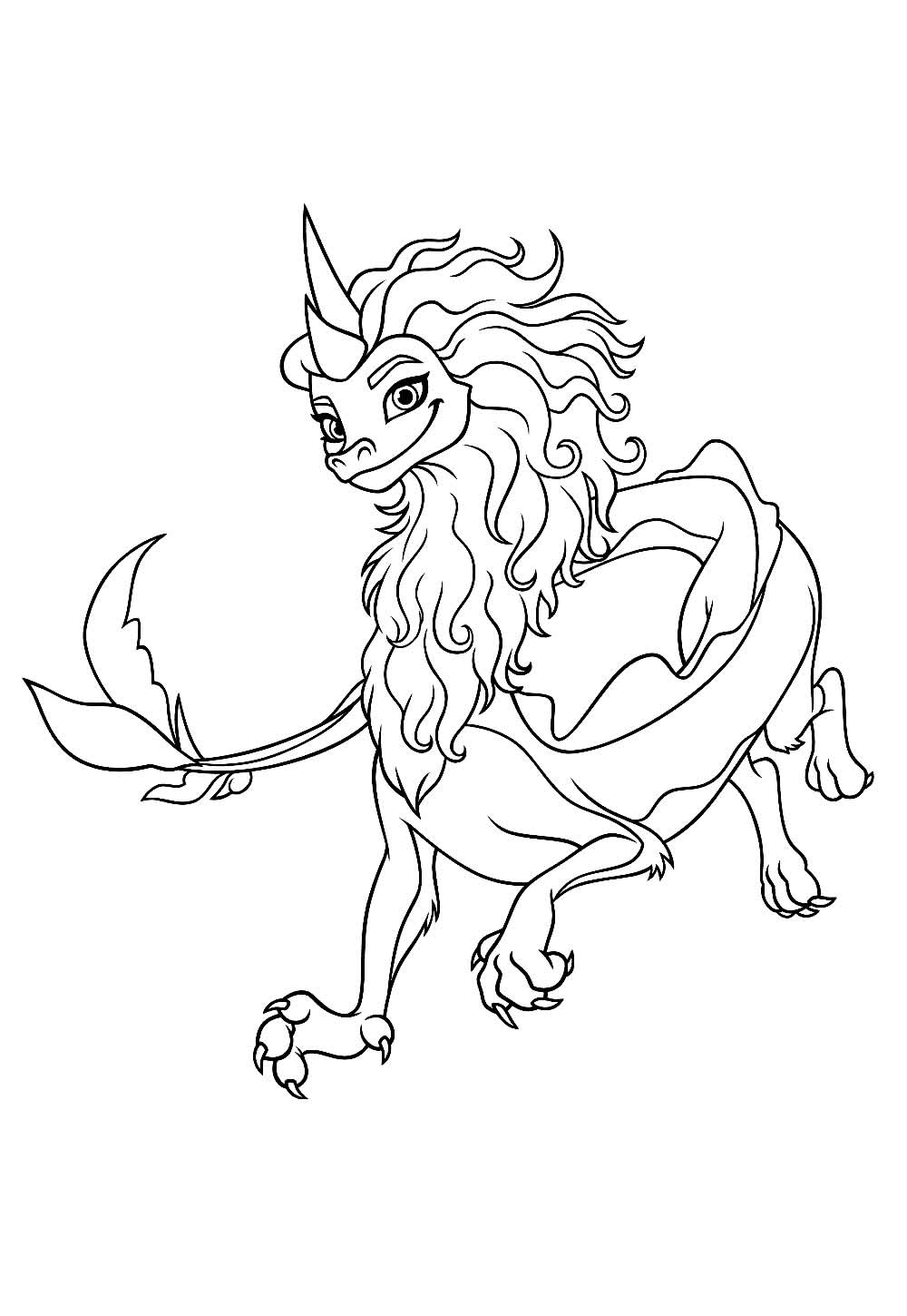 Desenhos de Raya e o Último Dragão