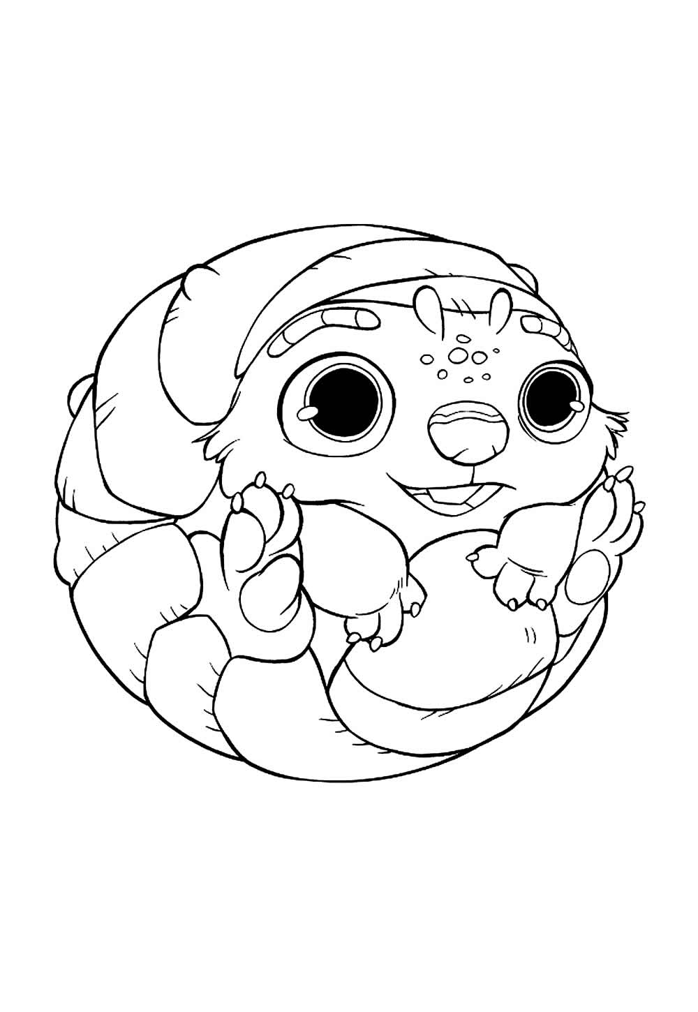 Desenho de Raya e o Último Dragão para colorir