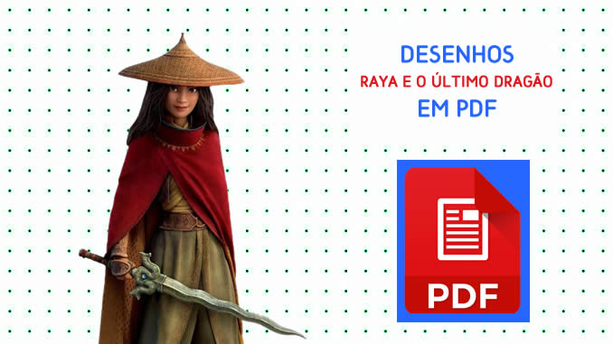 Desenhos de Raya e o Último Dragão em PDF