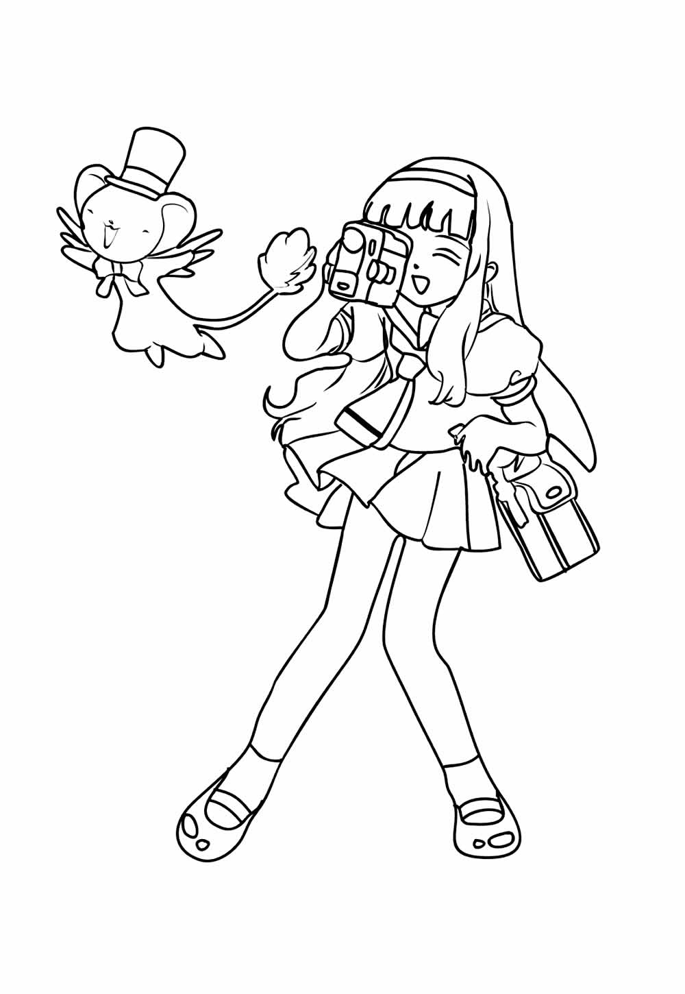 Desenhos de Sakura Card Captors para Colorir e Pintar