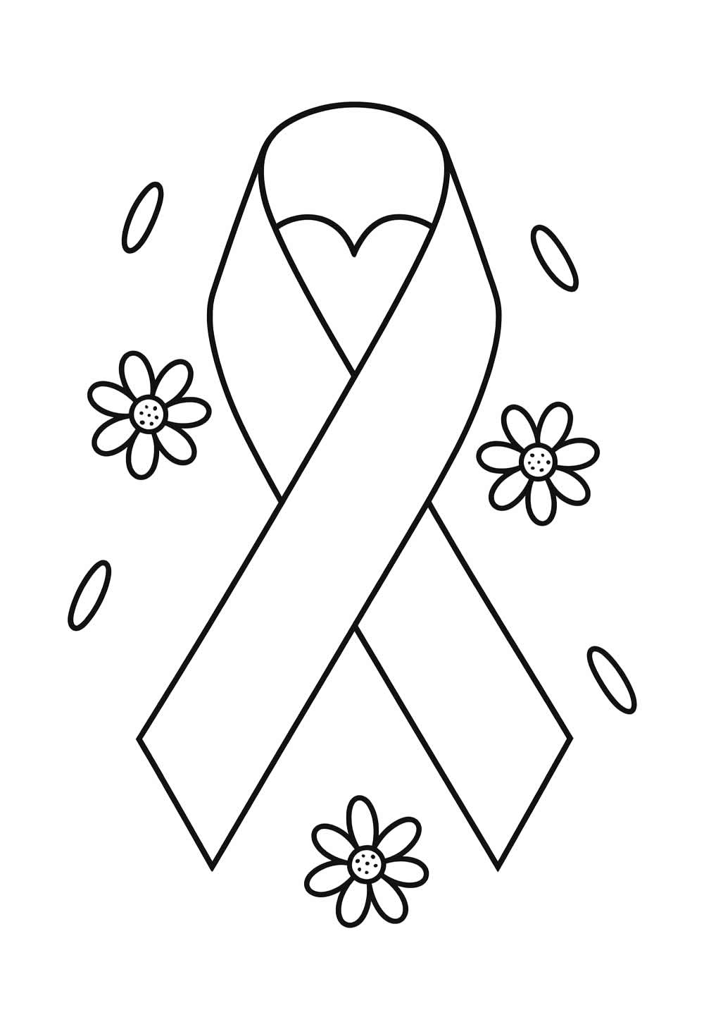 Desenho do Setembro Amarelo - Laço