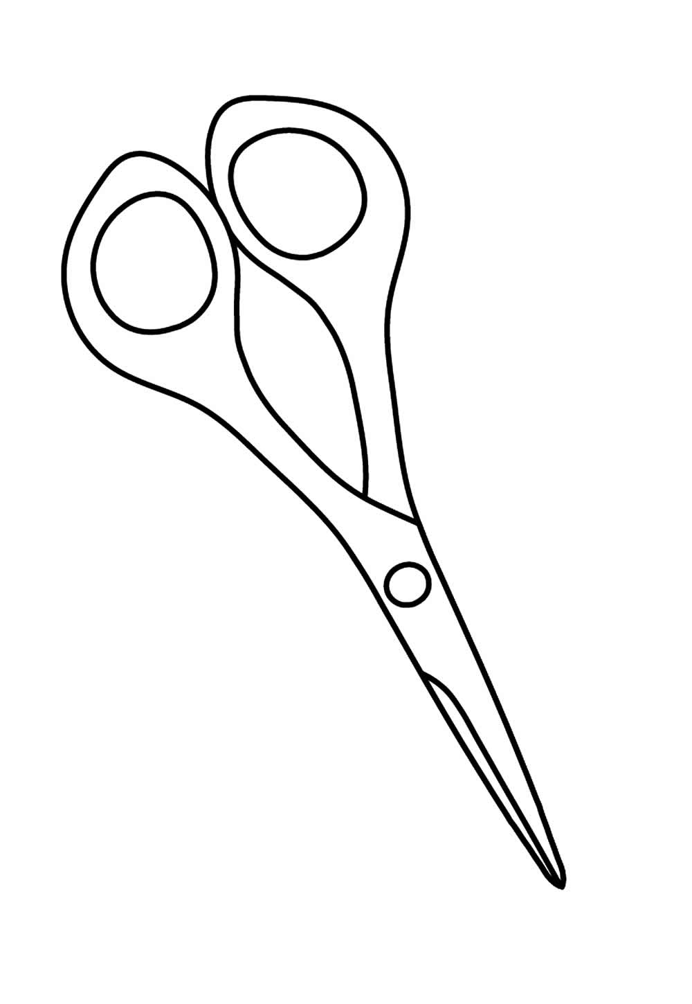 Tesoura para colorir