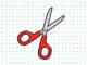 Desenhos de Tesoura para colorir