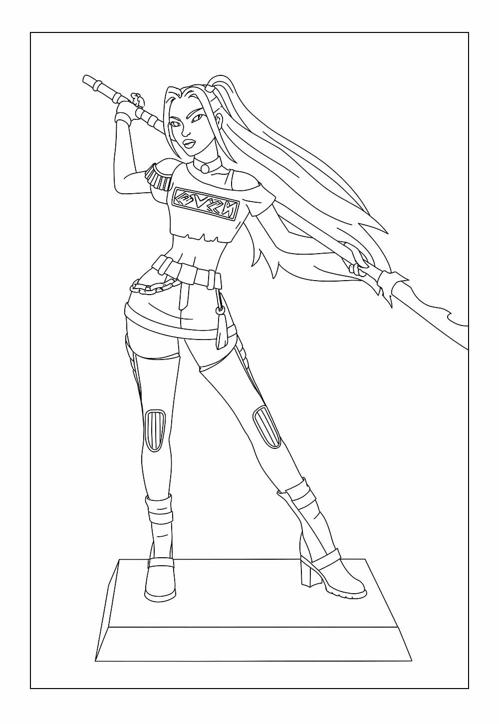 Desenho da Mira para imprimir