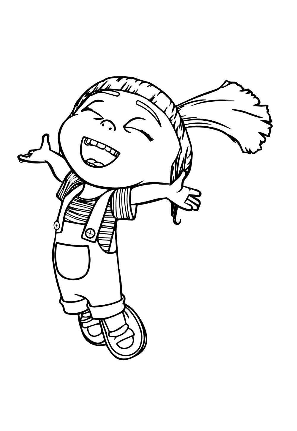 Desenho de Agnes de Meu Malvado Favorito para colorir