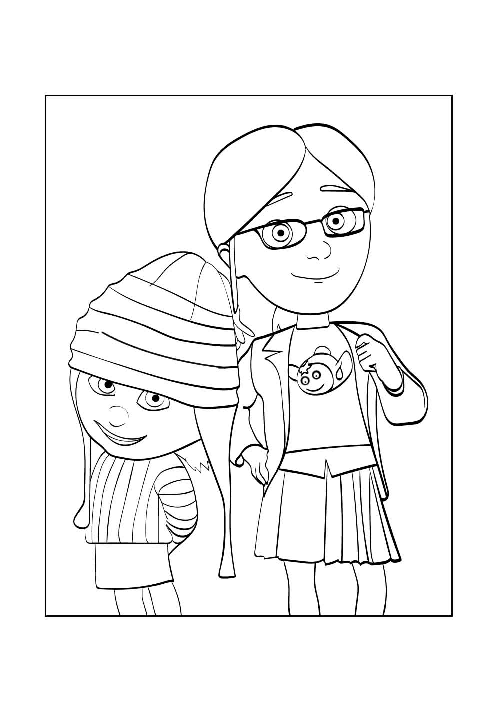 Desenho de Meu Malvado Favorito para colorir