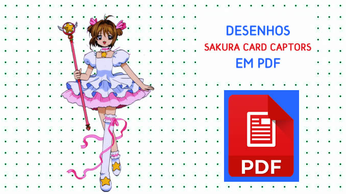 Desenhos de Sakura Card Captors em PDF