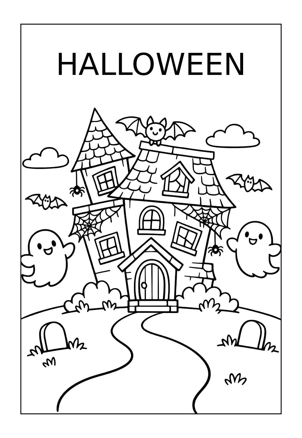 Desenhos de Halloween para colorir