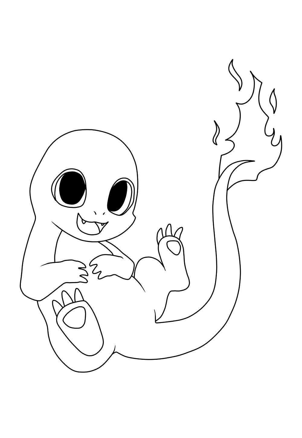 Charmander para imprimir e colorir