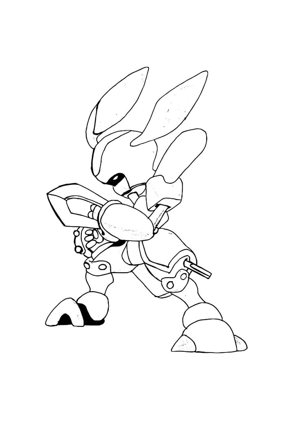 Desenho de Medabots para pintar