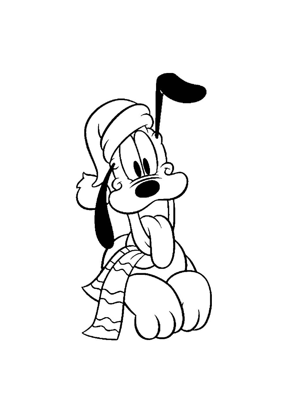 Desenhos de Pluto para pintar